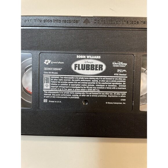 Flubber The Movie W/Case VHS TAPE - Picture 6 of 9